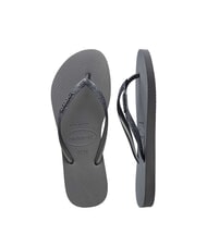 HAVAIANAS SLIM GLITTER II Chanclas gris/grafito - Zapatos Mujer - 5
