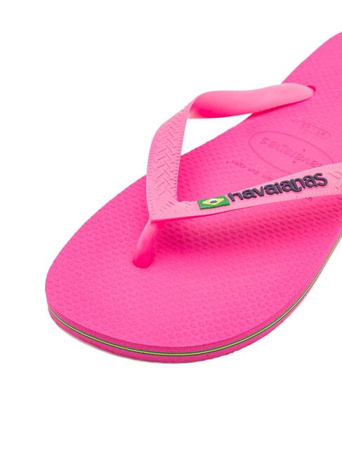  Chanclas BRASIL LOGO flujo rosa/flujo rosa - Zapatos unisex