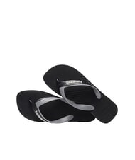 HAVAIANAS DUAL Chanclas negro/gris acero - Zapatos Hombre - 4