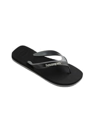 HAVAIANAS DUAL Chanclas negro/gris acero - Zapatos Hombre - 3