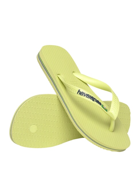 BRASIL LOGO Chanclas para hombre verde matcha - Zapatos unisex