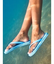 HAVAIANAS BRASIL LOGO Chanclas para hombre lavanda azul/blanco - Zapatos unisex - 4