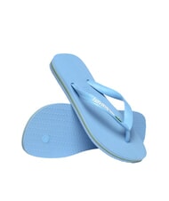 HAVAIANAS BRASIL LOGO Chanclas para hombre lavanda azul/blanco - Zapatos unisex - 3