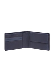 PIQUADRO TALLIN Billetera de cuero azul - Carteras Hombre - 2