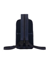 PIQUADRO FINN  Mochila / Bolso bandolera en piel azul - Mochilas para portátil - 3