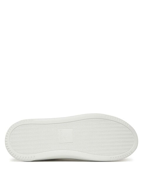 ECLIPSE50 Zapatillas de cuero blanco/burdeos - Zapatos Mujer