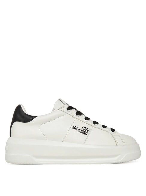 ECLIPSE50 Zapatillas de cuero blanco negro - Zapatos Mujer
