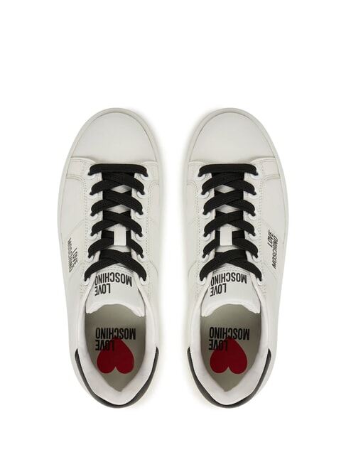ECLIPSE50 Zapatillas de cuero blanco negro - Zapatos Mujer