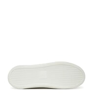 LOVE MOSCHINO ECLIPSE50 Zapatillas de cuero blanco negro - Zapatos Mujer - 5