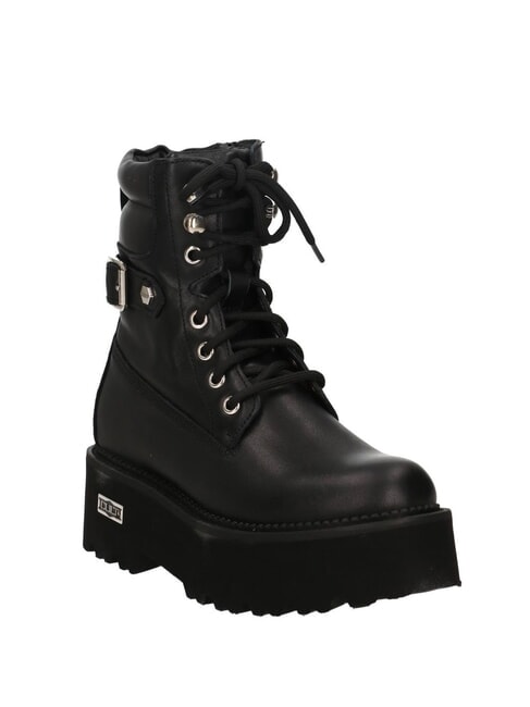 ROCKY Anfibios de cuero negro - Zapatos Mujer