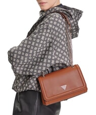 GUESS NOELLE 2 Bolso de hombro coñac ligero - Bolsos Mujer - 5