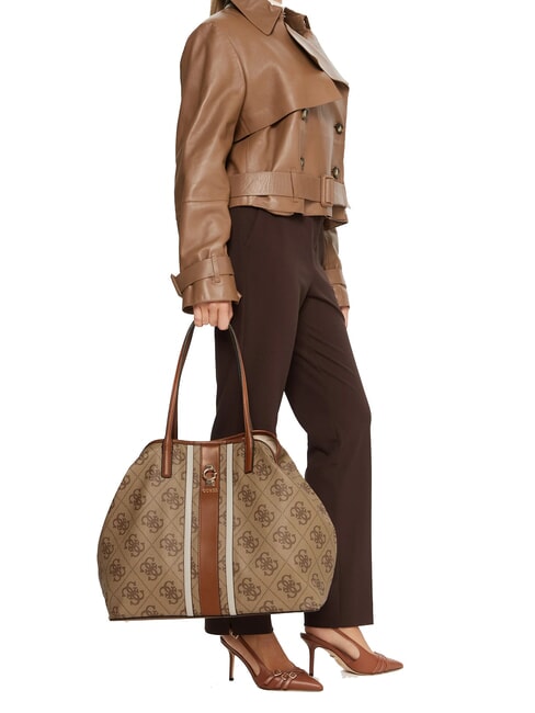 ERENIA Shopper con clutch LOGOTIPO DE LECHE - Bolsos Mujer