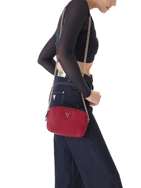 NOELLE 2  Mini bolso de hombro para cámara granate - Bolsos Mujer