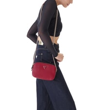 GUESS NOELLE 2  Mini bolso de hombro para cámara granate - Bolsos Mujer - 5