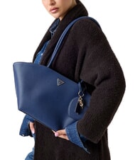 GUESS BOLENA Bolso de hombro con charm de corazón medianoche - Bolsos Mujer - 4