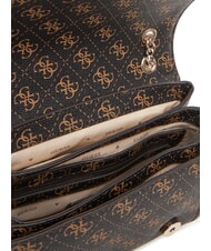 GUESS NOELLE 2 4G Bolso de hombro / bandolera marrón - Bolsos Mujer - 4