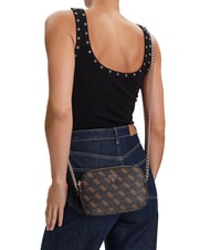 GUESS NOELLE 2 4G Mini bolso de hombro marrón - Bolsos Mujer - 5