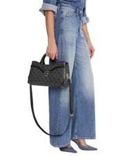 GUESS DEA Bolso de mano, con bandolera bolsa de asas Vikky Large Roo Coalog - Bolsos Mujer - 5