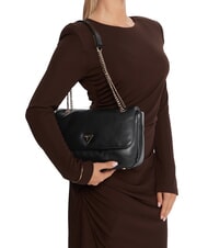 GUESS SUNETRA Bolso de hombro / bandolera NEGRO - Bolsos Mujer - 5
