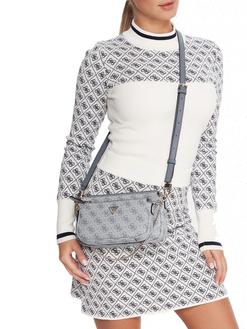 NOELLE 2 Bolso de hombro logotipo de pizarra - Bolsos Mujer