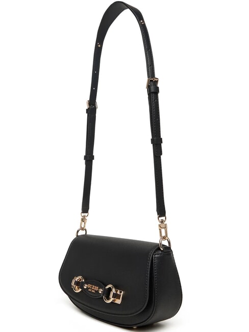 MIMINA Bolso de hombro con solapa NEGRO - Bolsos Mujer