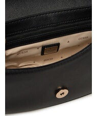 GUESS MIMINA Bolso de hombro con solapa NEGRO - Bolsos Mujer - 4