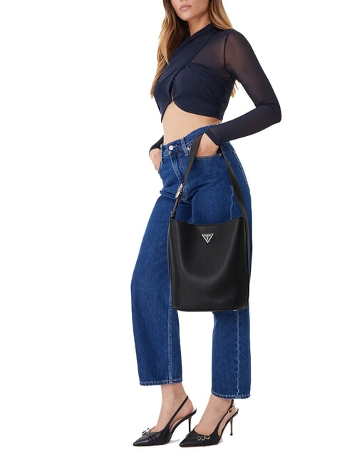 MERIDIAN 2 Bolso tipo cubo con bolsa NEGRO - Bolsos Mujer