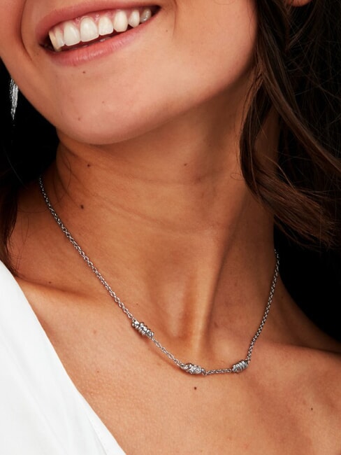 TORCHON Collar de 3 antorchas ACERO - Collares