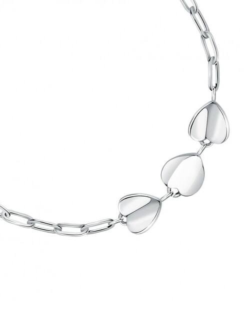 TALISMANI Pulsera con 3 corazoncitos ACERO - Pulseras