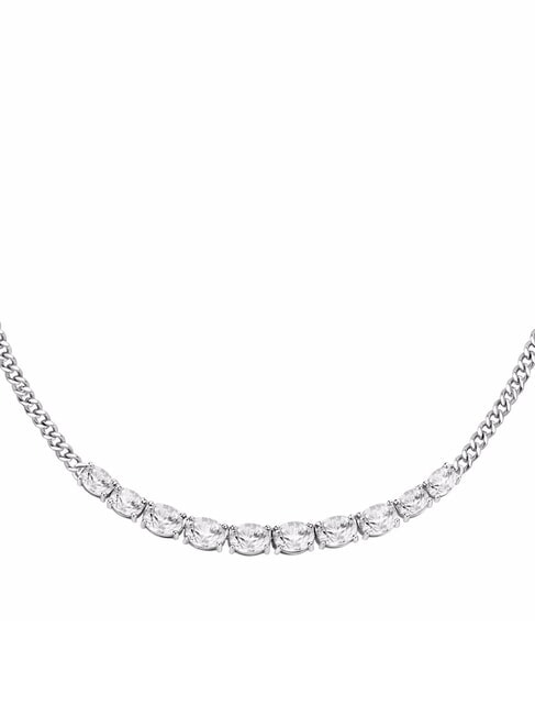 COLORI Collar con circonitas ACERO - Collares