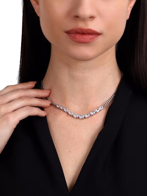 COLORI Collar con circonitas ACERO - Collares