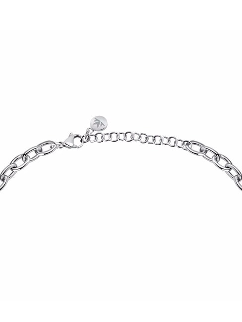 INCONTRI Collar con corazón y cristales ACERO - Collares