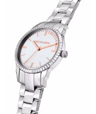 TRUSSARDI T-BENT Reloj que solo muestra la hora ACERO - Relojes - 4