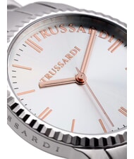 TRUSSARDI T-BENT Reloj que solo muestra la hora ACERO - Relojes - 5