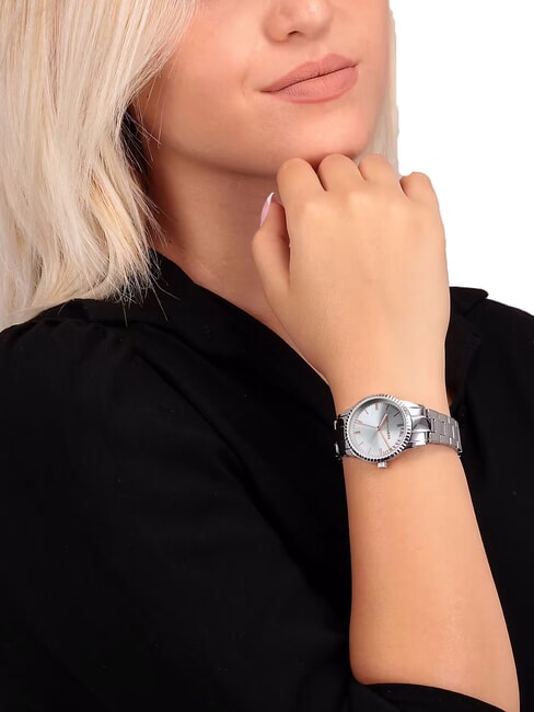 T-BENT Reloj que solo muestra la hora ACERO - Relojes