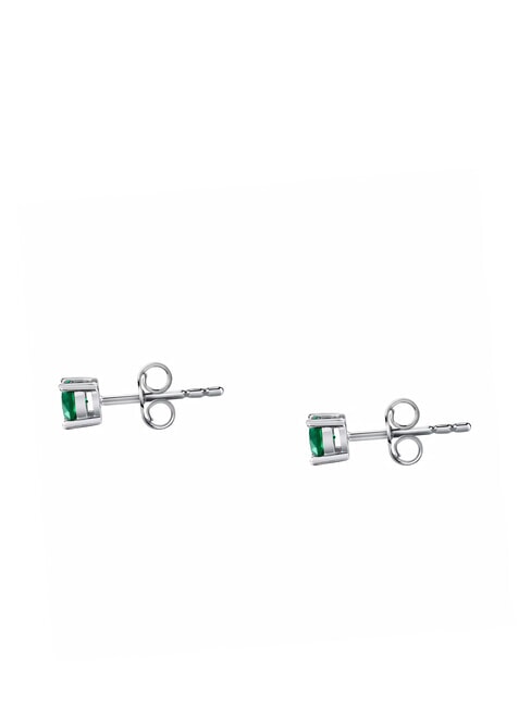 TESORI  Pendientes de plata verde - Pendientes