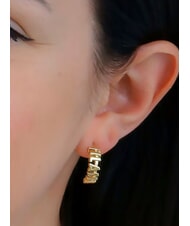 ALVIERO MARTINI PRIMA CLASSE 1CLASSE Pendientes con logo de plata oro - Pendientes - 2