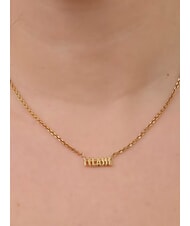 ALVIERO MARTINI PRIMA CLASSE MONTENAPO Collar de plata con logo oro - Collares - 2