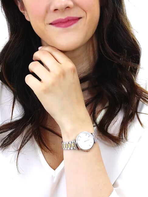 SARDEGNA Reloj de acero con solo hora dos tonos - Relojes