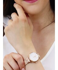 ALVIERO MARTINI PRIMA CLASSE SARDEGNA Reloj solo con hora y correa de piel beige geográfico - Relojes - 4