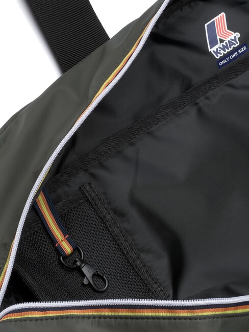 ARDELU Bolsa de lona grande con correa para el hombro verde negruzco - Bolsas de viaje