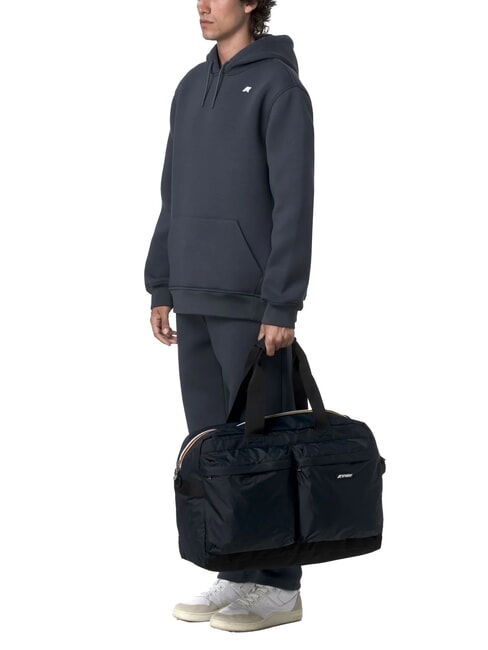 ARDELU Bolsa de lona grande con correa para el hombro profundidad azul - Bolsas de viaje