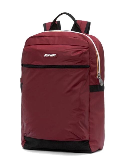 LAON Mochila de nailon syrah tinto - Mochilas Escuela & Tiempo Libre