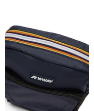 KWAY ERLOY Bolsa de nailon con bolsillo profundidad azul - Bandoleras Hombre - 3