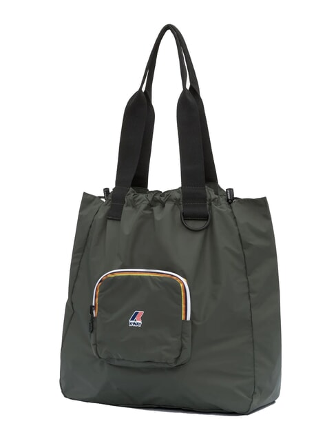 LE VRAI 4.0 VICTORINE Bolso de compras plegable para el hombro verde negruzco - Bolsos Mujer