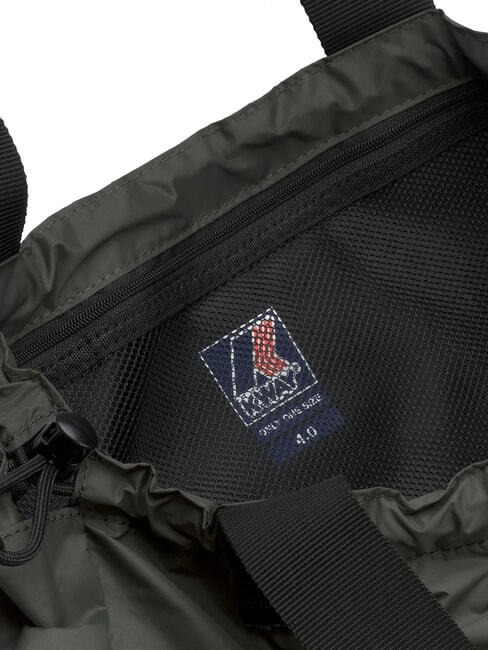 LE VRAI 4.0 VICTORINE Bolso de compras plegable para el hombro verde negruzco - Bolsos Mujer