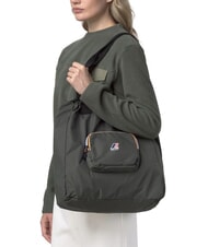 KWAY LE VRAI 4.0 VICTORINE Bolso de compras plegable para el hombro verde negruzco - Bolsos Mujer - 5