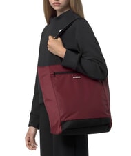 KWAY ELLIANT Bolsa de compras con bolsillo syrah tinto - Bolsos Mujer - 4
