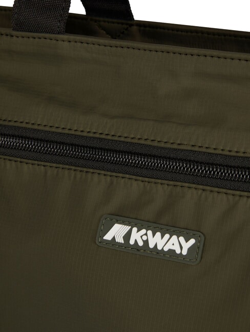 ELLIANT Bolsa de compras con bolsillo verde negruzco - Bolsos Mujer