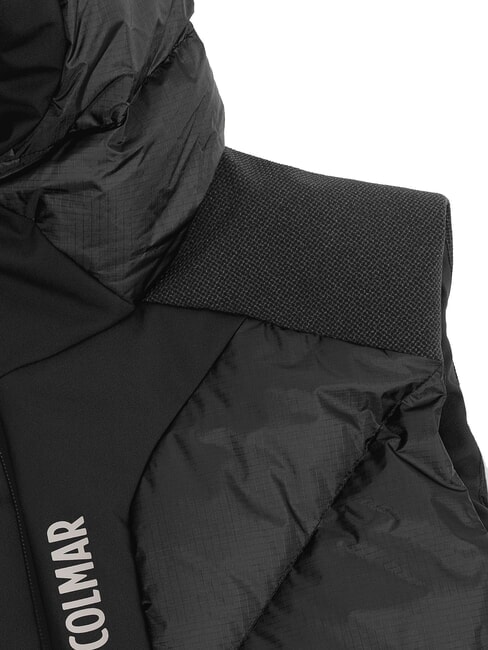 SCI MAGNETIC Chaleco acolchado con capucha negro - Chaquetas sin mangas para hombre.